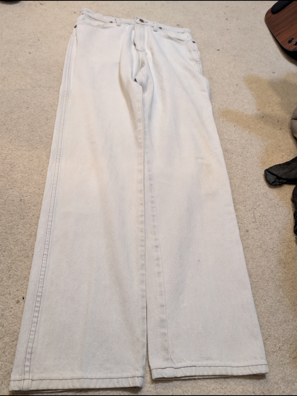 Wrangler Cream 13MWZPG Jeans